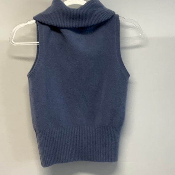 Ralph Lauren Sport Sleeveless Turtleneck Sweater Wool & Cashmere EUC - Picture 3 of 4
